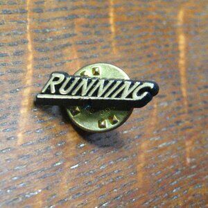 Running Runner Vintage Small Lapel Pin